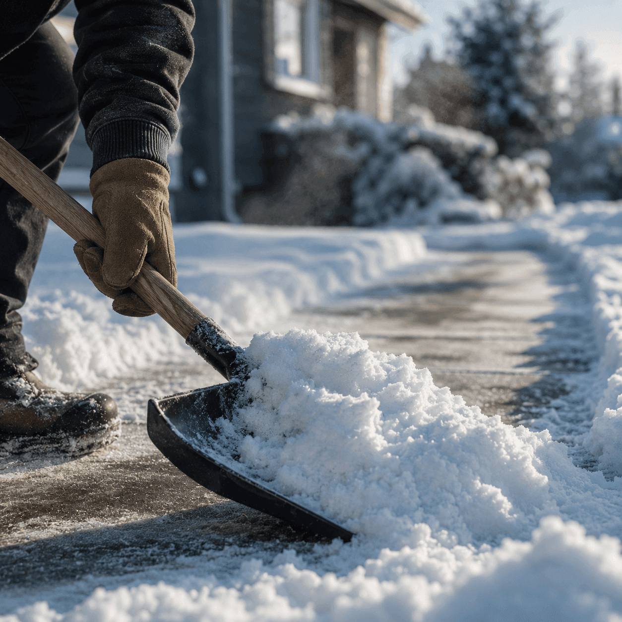Clear the exterior intake — furnace and hvac work